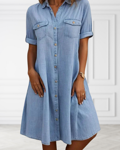 Dione | Denim jurk