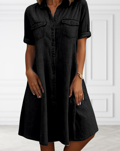 Dione | Denim jurk