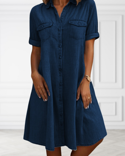 Dione | Denim jurk